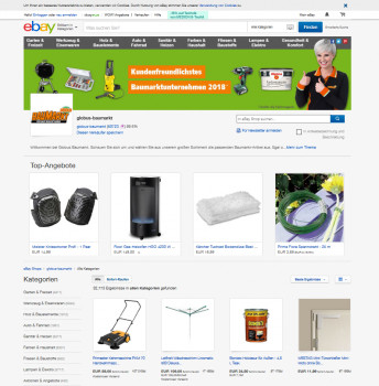 Durch den Globus-Shop bei eBay wird die Reichweite spürbar erhöht.    Foto: eBay