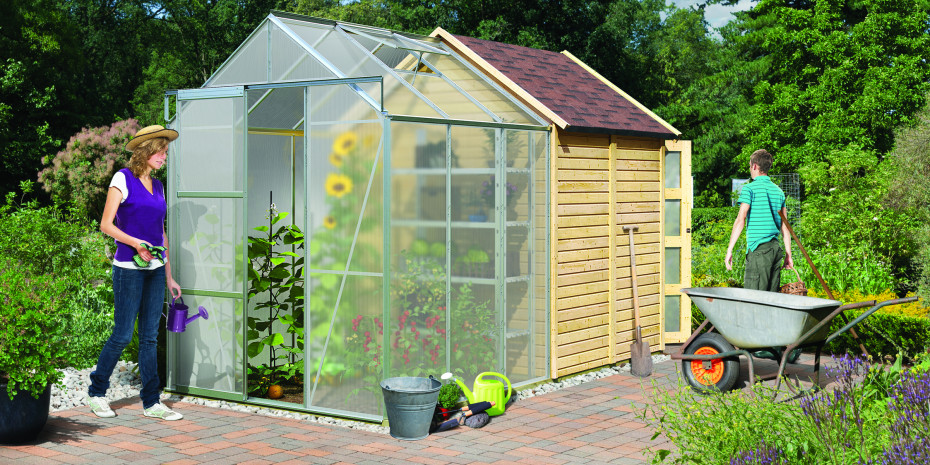 Karibu, Gewächs- und Gartenhaus „Flora“