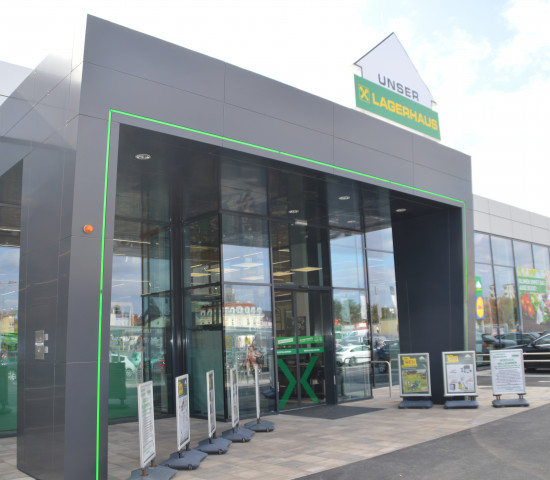 In dem Neubau in Korneuburg stehen 2.500 m² Verkaufsfläche zur Verfügung.