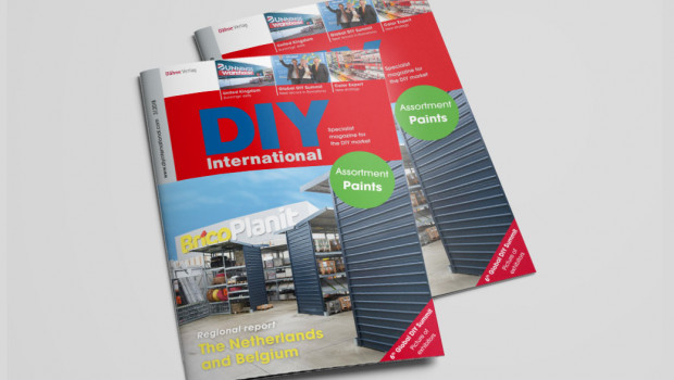 Die aktuelle Ausgabe von DIY International berichtet unter anderem über die Lage des DIY- und Gartenhandels in den Niederlanden und in Belgien. Die aktuelle Ausgabe von DIY International berichtet unter anderem über die Lage des DIY- und Gartenhandels in den Niederlanden und in Belgien.