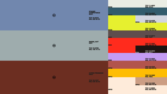 Die Farbpalette der Heimtextil-Trends reicht von kühlen, technischen Blau- und Grautönen über kontrastreiche Farben bis hin zu warmen, natürlichen Nuancen.&nbsp;