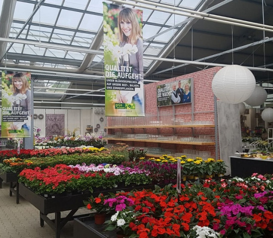 Eindrücke aus den Verkaufsräumen.