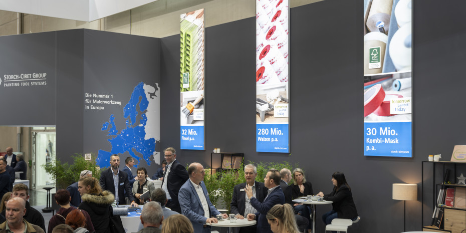 Color Expert nutzt internationale Fachmessen wie die FAF, die Eisenwarenmesse oder den DIY-Summit, um Innovationen vorzustellen.&nbsp;