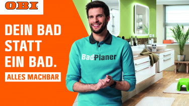 Obi startet heute in Österreich und Deutschland seinen Badplaner