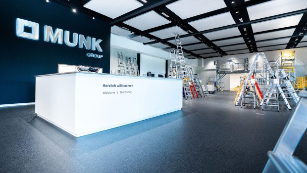 Das neue Kundenzentrum der Munk Group in Günzburg präsentiert auf 540 m² alle Sortimentsbereiche.