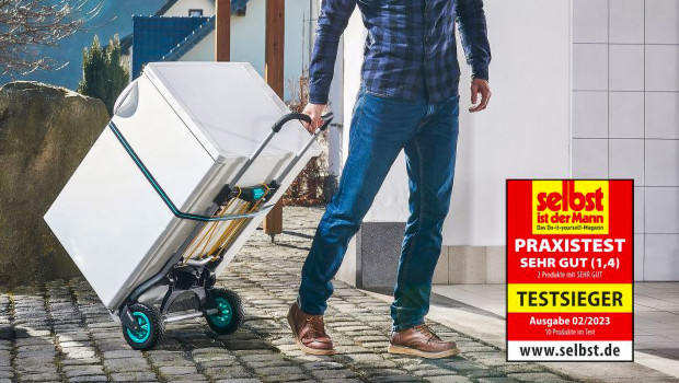 Der Testsieger &nbsp;TS 850 trägt Lasten bis zu 100 kg.