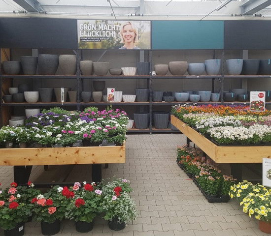 Eindrücke aus den Verkaufsräumen.
