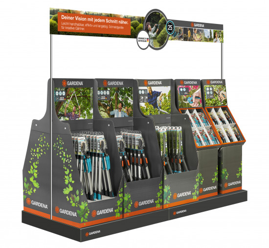 Mit einer emotionalen Kampagne geht Gardena am POS an den Start. Mit einer emotionalen Kampagne geht Gardena am POS an den Start.