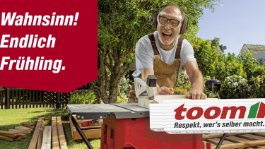 Toom startet weitere Kampagne mit Martin Brambach