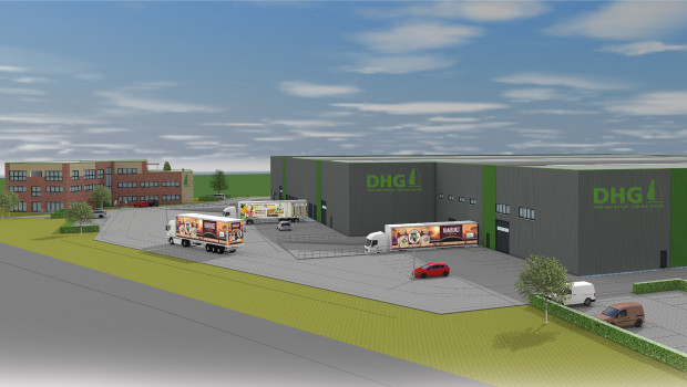 So soll der neue Unternehmenssitz von DHG aussehen, der in den kommenden Monaten in Wachtendonk entsteht. So soll der neue Unternehmenssitz von DHG aussehen, der in den kommenden Monaten in Wachtendonk entsteht.