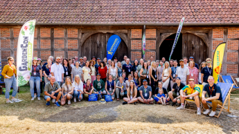 Grüne Social-Media-Szene auf der GardenCon