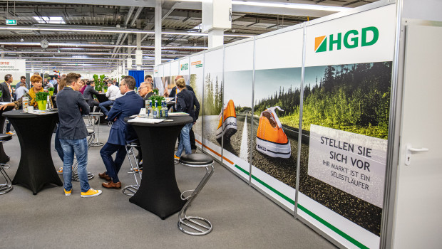 Auf der Ordermesse präsentierte die 2018 gegründete HGD ihre Dienstleistungen für kleinere Raiffeisen-Märkte.