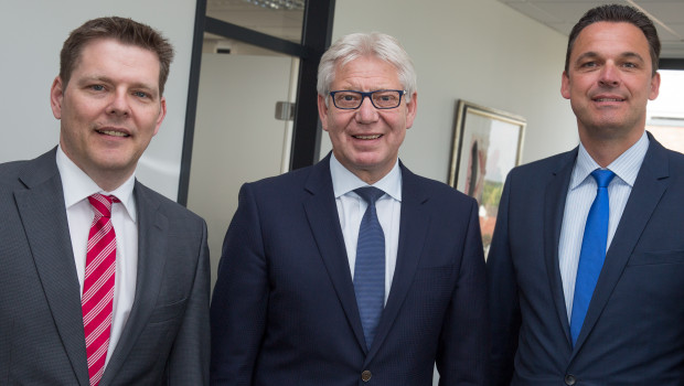 Die erweiterte Geschäftsführung der GWS v. l.: Georg Mersmann, Helmut Benefader, Udo Lorenz. Die erweiterte Geschäftsführung der GWS v. l.: Georg Mersmann, Helmut Benefader, Udo Lorenz.