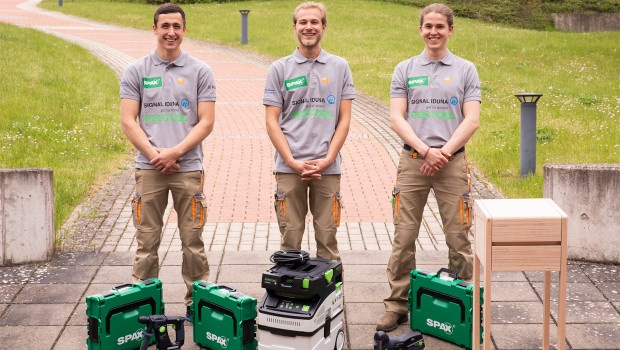 Das Siegertrio besteht aus (von links) Tom Weber, Benjamin Supé und Anselm Runge. Das Siegertrio besteht aus (von links) Tom Weber, Benjamin Supé und Anselm Runge.