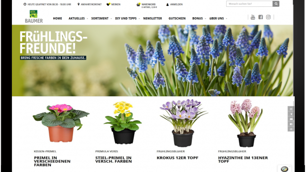 Die Artikel aus dem Click & Collect-Shop der Sagaflor sollen ein der Saison angepasstes Produktangebot mit Pflanzen und Hartware&nbsp;abdecken.