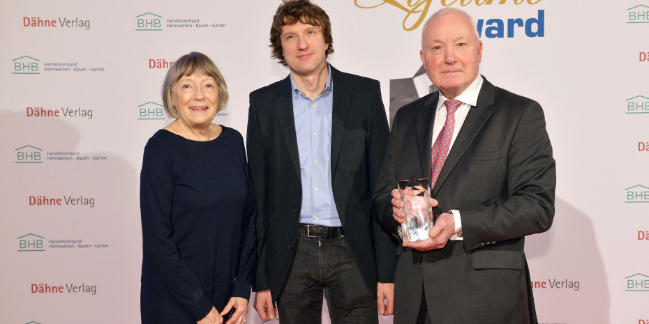 John W. Herbert mit Frau und Sohn