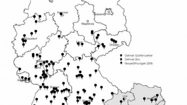 Dehner-Standorte in Deutschland und Österreich