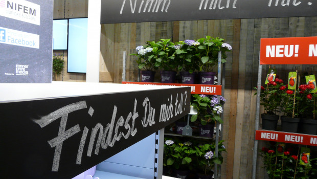 Das Retail Green Lab zeigt auf 250 m²  Präsentationsformen für das Gartencenter der Zukunft.