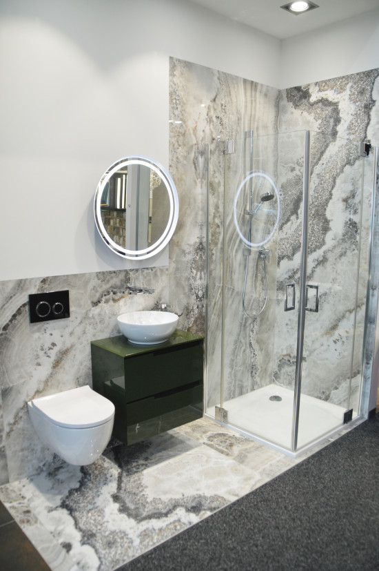 Die Dusche ist auf dem Vormarsch. 