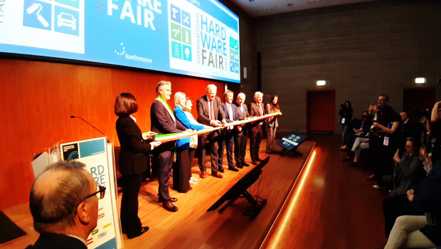 Eröffnung in Bergamo: Zur International Hardware Fair Italy werden mehr als 6.000 Besucherinnen und Besucher erwartet.