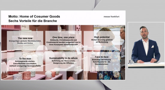 Philipp Ferger erläuterte die Vorteile, die die neue Strategie den Teilnehmern des Messetrios bringen soll. Philipp Ferger erläuterte die Vorteile, die die neue Strategie den Teilnehmern des Messetrios bringen soll.