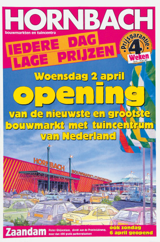 Hornbach, Werbung, Markt in Zaandam