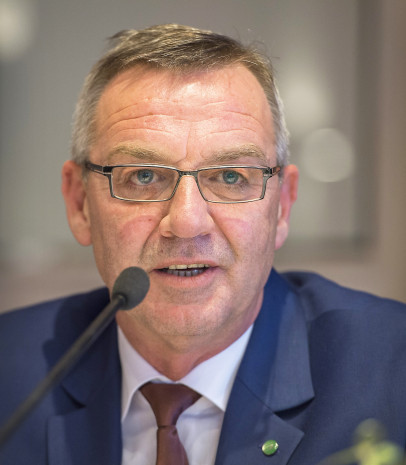 Gärtnerpräsident Jürgen Mertz