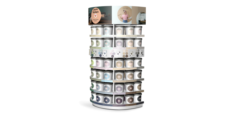 Mit Pure Farben verfolgt der Anbieter einen neuen Ansatz: eine lockere, direkte Ansprache und ein cleanes, puristisches Erscheinungsbild.&nbsp;