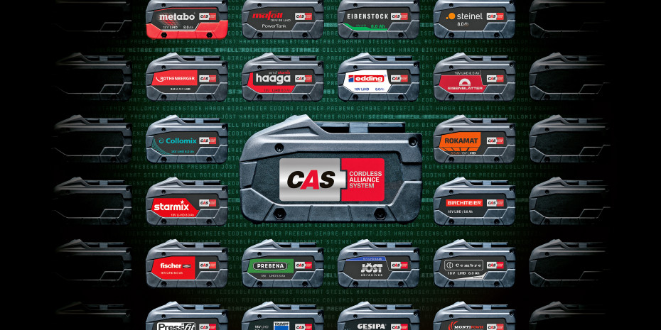 Ein Akkupack für zahlreiche Produkte unterschiedlicher Hersteller – das ist die Idee hinter dem Cordless Alliance System.&nbsp;