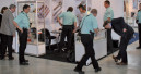 Razzia in den Messehallen