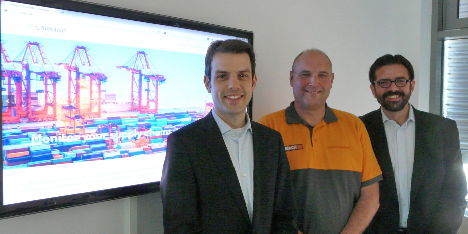 V.l.: Dr. Stefan Fenz, Andreas Back und Jan Klima