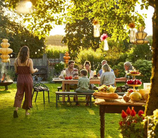 Ob mit Freunden beim Gartenfest...&nbsp;