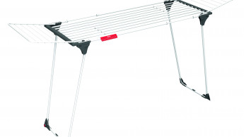 Ausziehbarer Wäscheständer, ideal für viel Wäsche Ausziehbarer Wäscheständer, ideal für viel Wäsche