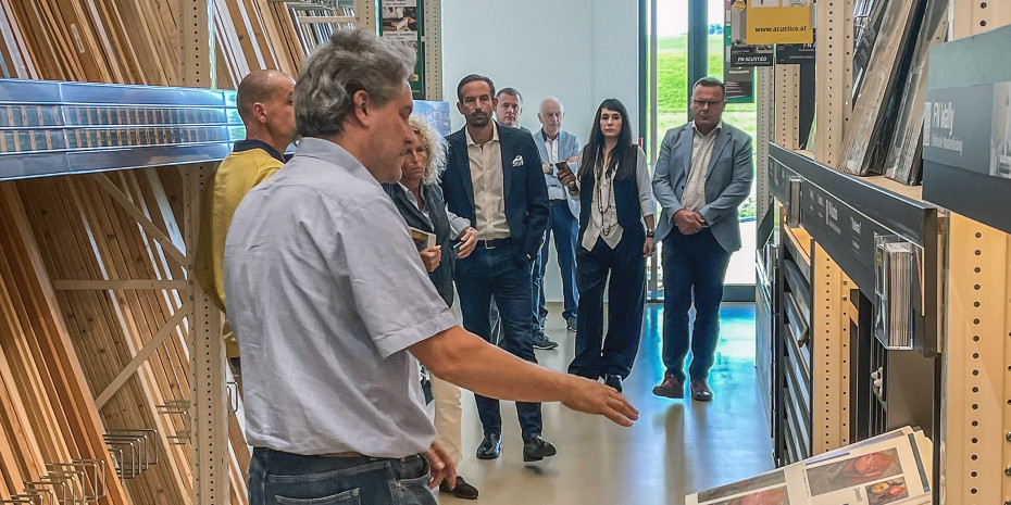 Führungen durch den ganzen Familienbetrieb im Mondseeland gehörten zur Hausmesse.&nbsp;