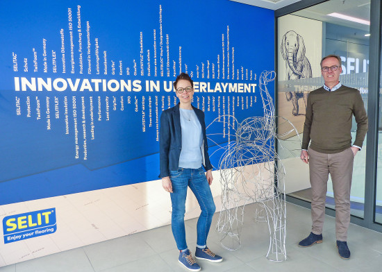 Selit, Marketingleiterin Lydia Bober und Geschäftsführer Roland Skibbe