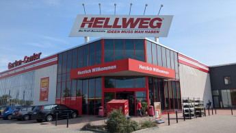 So groß sind die Märkte von Hellweg und Baywa Bau & Garten