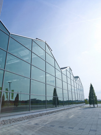 Vario Plus, das Niedrigenergie-Garten­center von Kräss: Nachhaltigkeit rechnet sich wirklich.