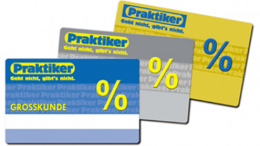 Praktiker vergibt Silber und Gold