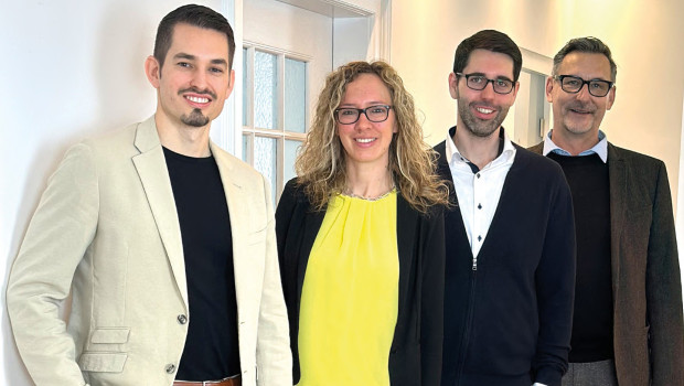 Die neue Geschäftsführung des SHI (v. l.): Marc Schuh, Daniela Schweizer, Nicolas Schwaiger und Ralf&nbsp;Kärger.