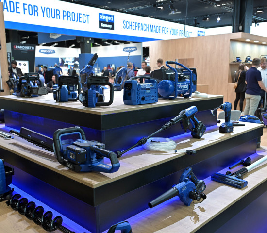 Insbesondere mit neuen Geräten für den Garten will Scheppach seine Akku-Range erweitern.&nbsp;