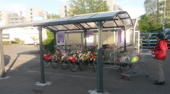 Die Abstellmöglichkeiten für Radler wurden erheblich optimiert.&nbsp;