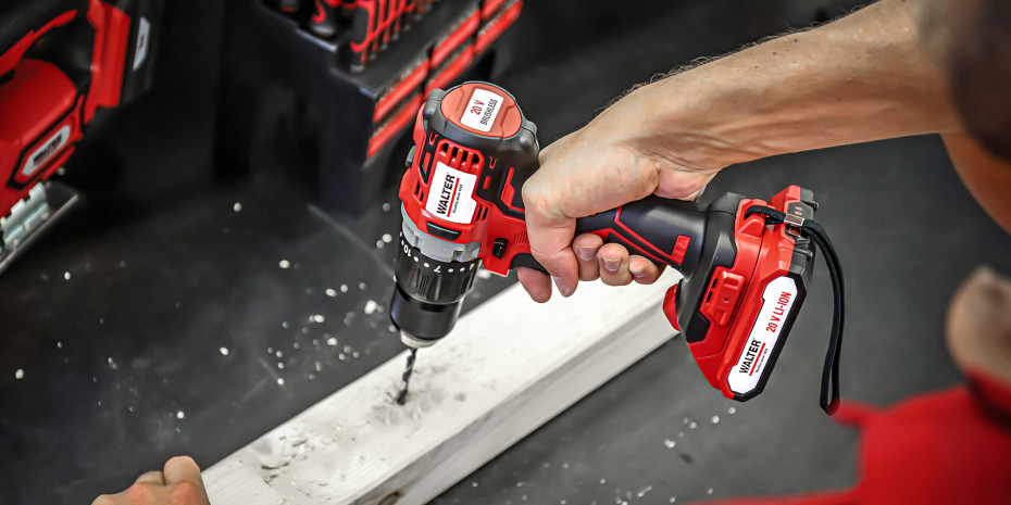 Walter bietet unter anderem typische Heimwerkerprodukte wie Akku-Schrauber an.