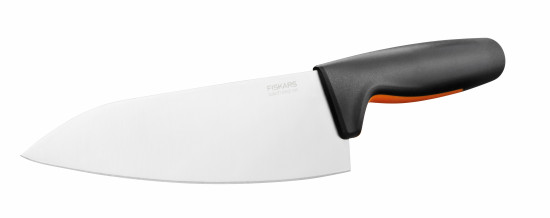 Die Klingen der Messer bestehen zu mindestens 90 Prozent aus recyceltem Edelstahl, die Griffe zu mindestens 50 Prozent aus recyceltem Material.