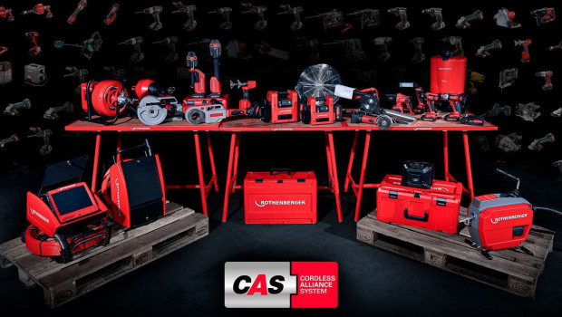 Rothenberger bot im Rahmen der Akkuplattform unter anderem Geräte für das SHK-Handwerk an.&nbsp;