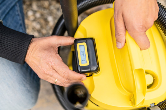 Das Display informiert in Echtzeit über die verbleibende Akku-Laufzeit.&nbsp;
