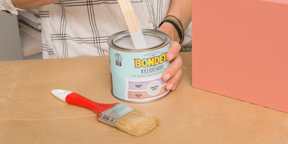 Mit der Einführung der Kreide­farbe setzte Bondex kreative Akzente. &nbsp;