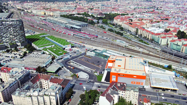 Der Obi-Markt in der Triester Straße in Wien.