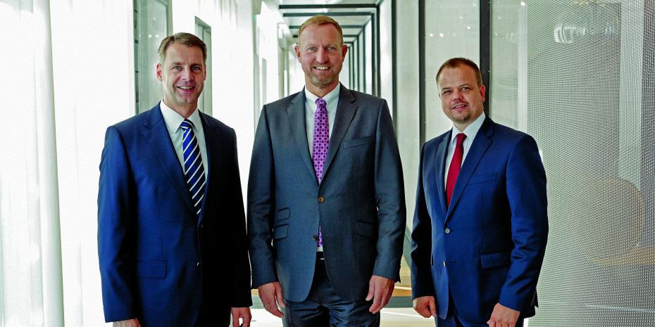 Parador-Führungstrio v. l.: Dirk Nowak, Lubert Winnecken, und Hendrik Voß