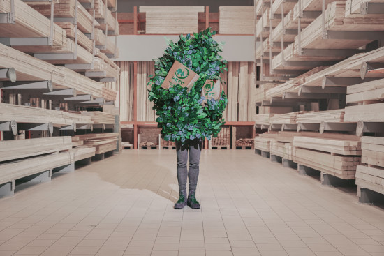 Woody ist der markante Hauptdarsteller der Kampagne und steht stellvertretend für den Wald.&nbsp;