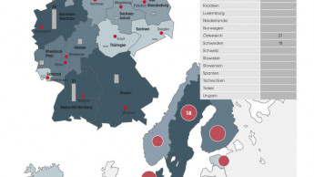 Bauhaus-Standorte in Europa und Deutschland